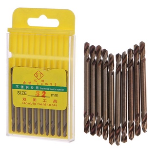 Pcf* ชุดเครื่องมือสว่านไฟฟ้า Cobalt M35 Hss Drill Bit 10 ชิ้น 1/8 นิ้ว