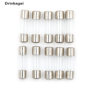 [Dri] 10pcs Glass Tube Fuse 5mm x 20mm 1.6A T1.6A 250V Slow Blow 1.6Amps COD