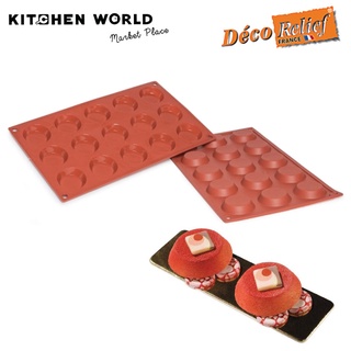 Deco Relief D013 Tartelletes 4.5 cm Silicone Mould NR.15 / พิมพ์ขนมปัง