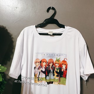 The Quintessential Quintuplets - ALL FIVE LADIES ANIME SHIRT เสื้อยืด