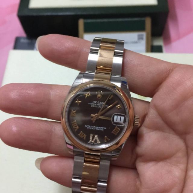 Very Like New: Rolex Oyster Datejust 31mm. 2Tone Rose Gold