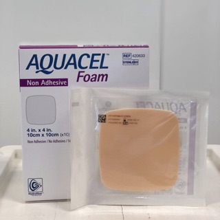 Aquacel Foam/Aquacel โฟม/อควาเซลโฟม/โฟมปิดแผล/ขนาด10x10cm