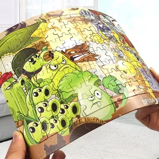 จิ๊กซอว์ ปริศนา หนา 4 มม. Plants vs. Zombies Dog Patrol 104-002 ชิ้น เป็นมิตรกับสิ่งแวดล้อม ของเล่นเพื่อการศึกษาสำหรับเด็ก