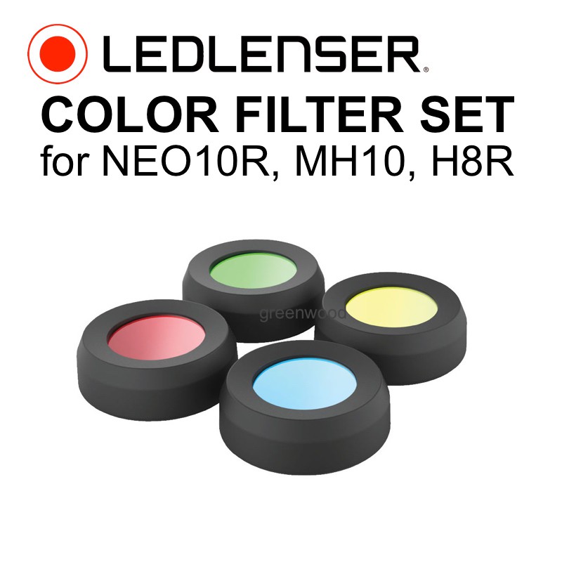 LEDLENSER Colour Filter Set 36mm ชุดกรองสี 36 มม. [เลนส์ Led - สําหรับ MH10, NEO10R, H8R]