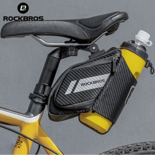 ROCKBROS 1.5L Bicycle Bag Water Repellent Durable Reflective MTB Road Bike With Water Bottle Pocket Bike Bag Accessories