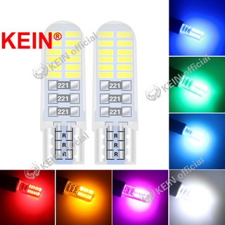 Kein T10 168 194 501 W5W T10 24 Smd 3014 ไฟ Led W5 W ซิลิโคนสําหรับติดด้านข้างรถยนต์ 12V 6000 K