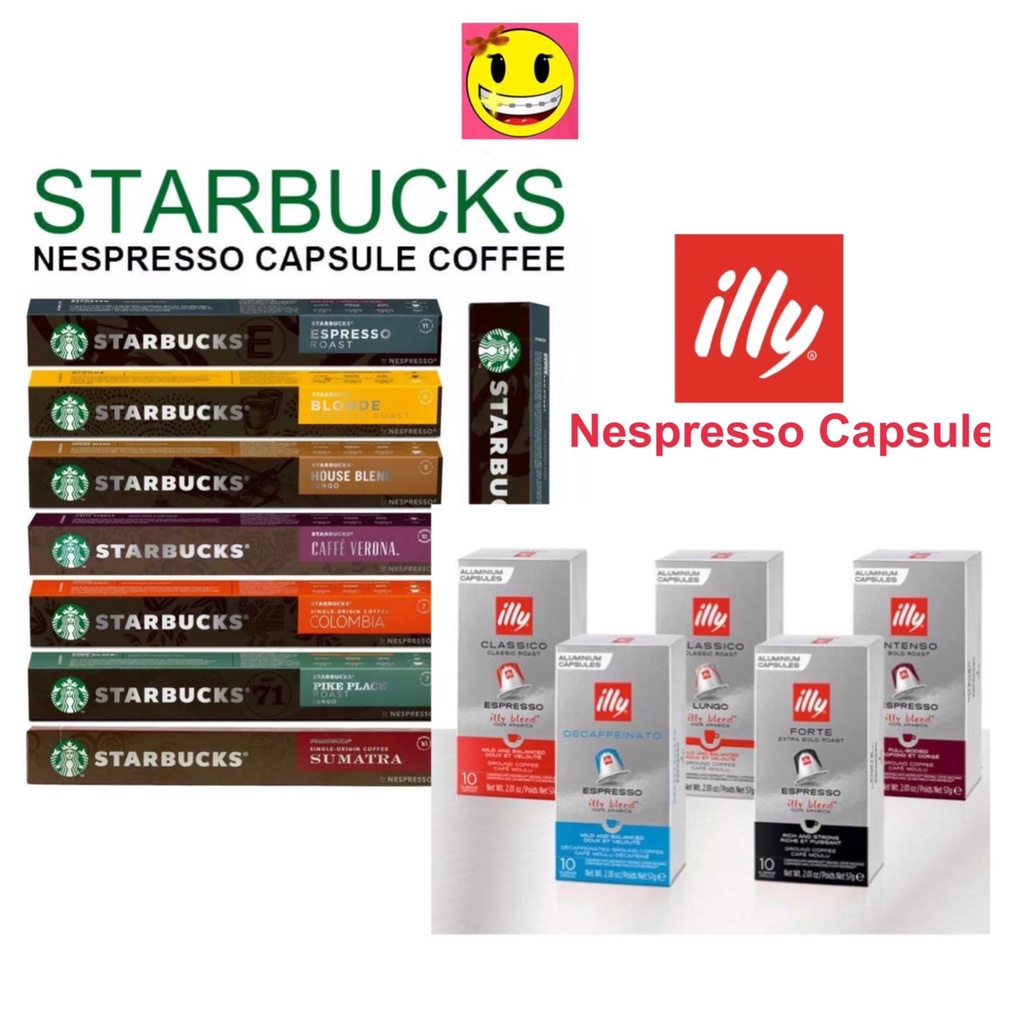 13 รสชาติใหม่ สตาร์บัคส์แคปซูล illy nespresso กาแฟแคปซูล แคปซูลกาแฟสตาร์บัคส์ STARBUCKS BY NESPRESSO CAPSULE