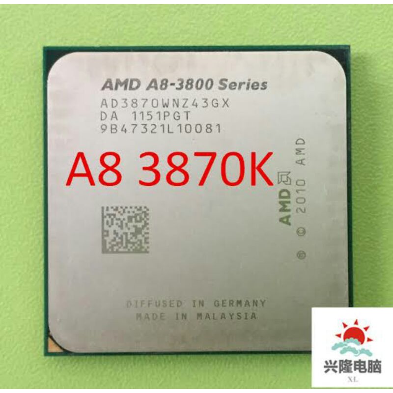 Amd A8 3870k Apu Radeon 6550d 3.0 Ghz Fm1 แกน Quad Core ของเล่นสําหรับเด็ก