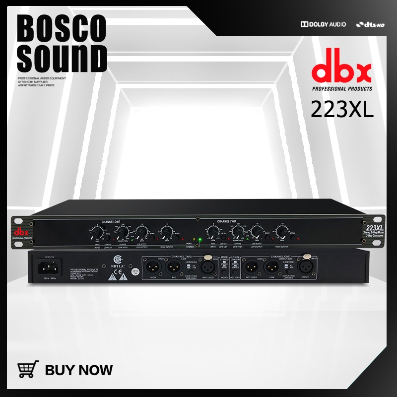 DBX 223XL crossover Sound best Cossover 223XL ยี่ห้อ ซาวด์เบส ครอสโอเวอร์ รุ่น 223 ครอส2ทาง ครอส 2ทา