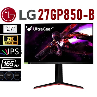 MONITOR (จอมอนิเตอร์) LG ULTRAGEAR 27GP850-B 27" NANO IPS 2K HDR 165Hz G-SYNC-COM รับประกัน 3 - Y