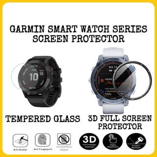 Garmin กระจกนิรภัยกันรอยหน้าจอ สําหรับ Fenix 7 Fenix 6 Venu 2 Forerunner 45 55 245 255 745 935 955