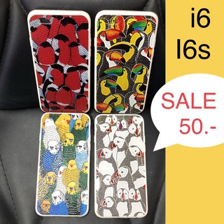 🦉SALE 50฿ 😍เคส i6/6s สีสดใส ลายนูน