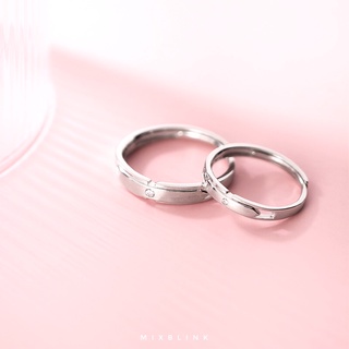 แหวนคู่ เงินแท้ 92.5% ส่งฟรี EMS ♡ รุ่น Gale ♡ -  ( #L20 )
