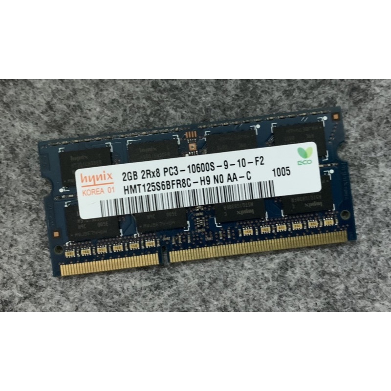 แรมโน็ตบุ๊ค ฮีนิกซ์ RAM Notebook Hynix 2 GB  2RX8  PC3-10600S DDR3 1333MHz