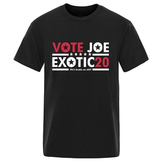 เสื้อยืด ผ้าฝ้าย 100% พิมพ์ลาย Vote Joe สวมใส่สบาย แฟชั่นสําหรับผู้ชาย