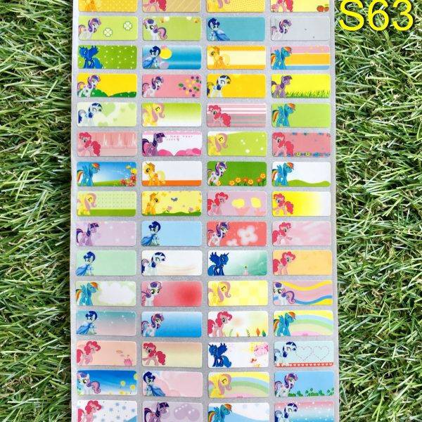 🎀สติ๊กเกอร์ชื่อกันน้ำ🎀 ลาย #S63