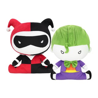 DC Comics ลิขสิทธิ์แท้ หมอนสอดมือ Joker / Harley Quinn : chibi