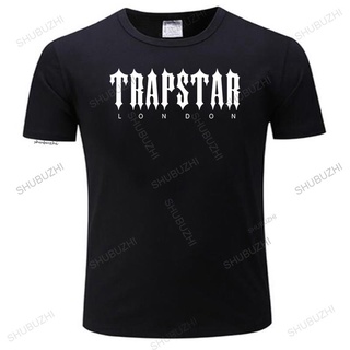 เสื้อยืดลําลอง แขนสั้น ทรงหลวม ลาย Trapstar London แฟชั่นฤดูร้อน สําหรับผู้ชาย ผู้หญิงS-5XL