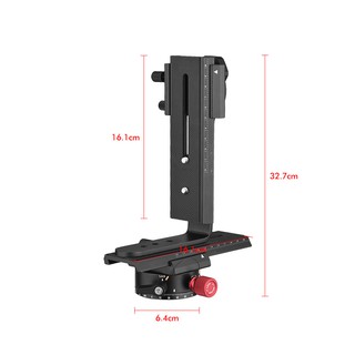 andoer 720 องศาอุปกรณ์หัวพาโนรามาหมุนได้ 360 องศา+ขาตั้งกล้อง 2 ทาง