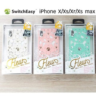 Switcheasy Fleur เคสนิ่มดอกไม้น่ารักเวอร์ iPhone X/Xs/Xr/Xs max