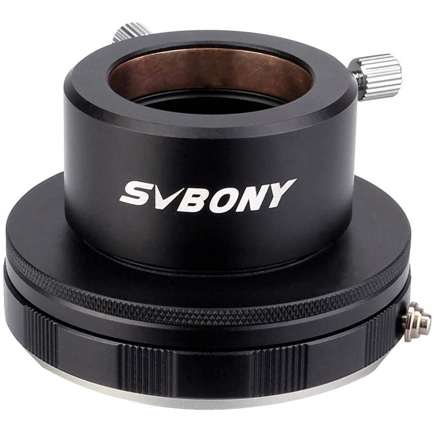 Svbony SV149 อะแดปเตอร์เมาท์เลนส์ สําหรับเลนส์กล้อง Canon DSLR เป็นช่องมองภาพ 1.25 นิ้ว สําหรับการถ่