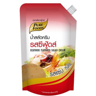 PURE FOODS เพียวฟู้ดส์ น้ำสลัดครีม รสซีฟู้ดส์ ขนาด 920กรัม SALAD