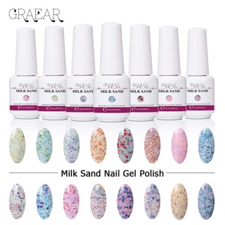 สีทาเล็บเจล  Garear สี Milky Sand Series 8 ml สีทาเล็บเจล Hong Kong ได้รับมาตราฐาน SGS/MSDS/CE ส่งฟรี + เก็บปลายทาง