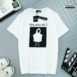 เสื้อยืดเจ้าผีน้อย 👻 Are you ok ขนาด Freesize มี 2 สี ขาว/ดำ