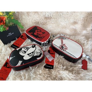 Coach Disney Mickey Mouse X Keith Haring Badge Camera Crossbody