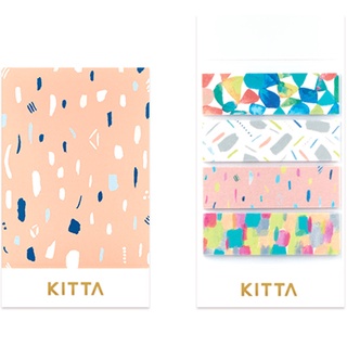 KITTA Basic Prism (KIT037) / Washi tape แบบแผ่นพร้อมใช้งาน ลายปริซึม แบรนด์ KITTA จากประเทศญี่ปุ่น