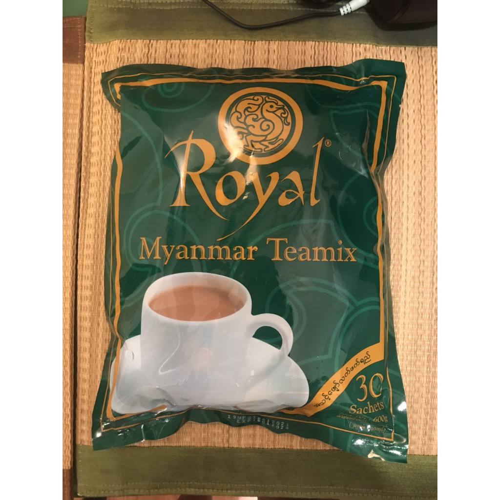 (จัดส่งเร็ว&amp;ฆ่าเชื้อโรคก่อนแพ็ค) ชาพม่า Royal Myanmar tea mix ชานมพม่า 3in1 30ซอง (หมดอายุ4/2023)