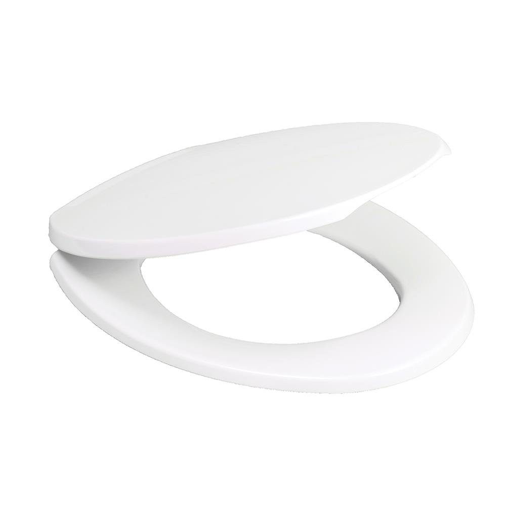 ฝารองนั่งพลาสติก AMERICAN STANDARD TF-4800000-WT สีขาวPLASTIC TOILET SEAT AMERICAN STANDARD TF-48000