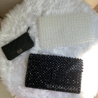 กระเป๋าลูกปัด Classic clutch beadsbag #010032