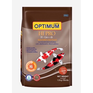 อาหารปลาคาร์ฟOPTIMUM สูตรเร่งโต 1.5kg.