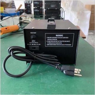 ตัวแปลงแรงดันไฟฟ้ากระแสสลับ 1000W Voltage Converter 220V to 110V Single Phase Power Transformer ST-1000VA US Plug