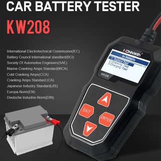 MB KW208 12V Automotive Battery Analyzer Battery Tester BST200 PB100BT500