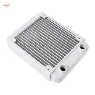 Mojito หม้อน้ําระบายความร้อนอลูมิเนียม 120 มม. 10 ท่อ Cpu Heat Sink Exchanger