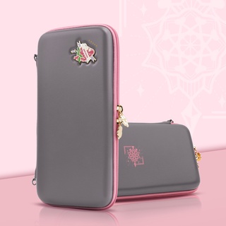 Geekshare กระเป๋าเคสลายหัวใจดอกไม้สําหรับ Nintendo Switch