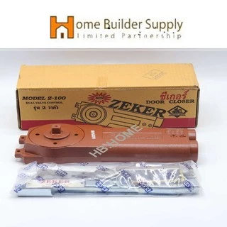 ZEKER รุ่น 2 วาล์ว โช้คประตูบนซ่อนวงกบอลูมิเนียม ประตูบานสวิง โช๊คอัพประตู ZEKER MODEL Z-100