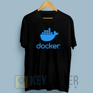 เสื้อยืด พิมพ์ลายโปรแกรมเมอร์ Docker | 111