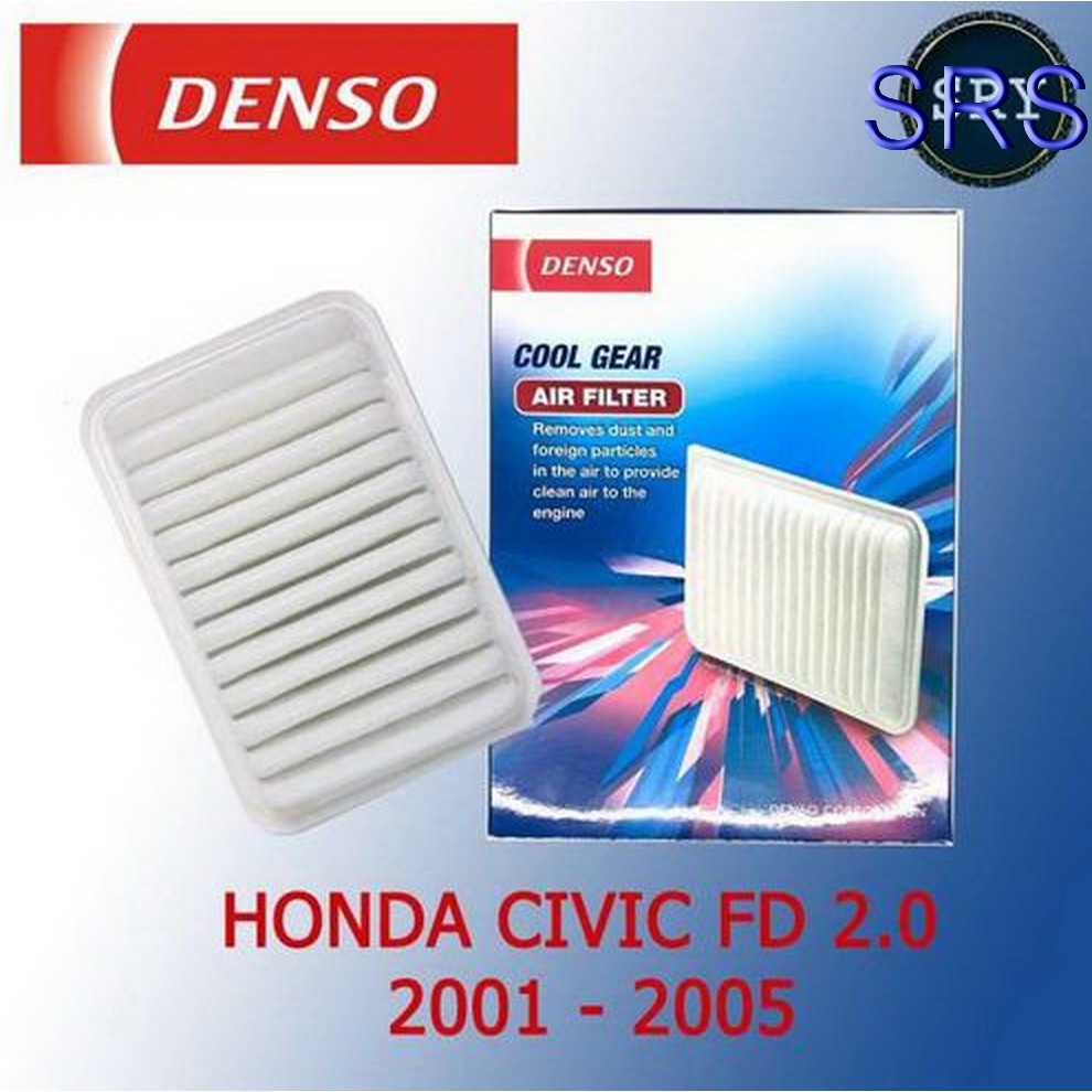 DENSO กรองอากาศรถยนต์ Honda Civic FD 2.0 2001 - 2005 (รหัสสินค้า 260300 - 0680)