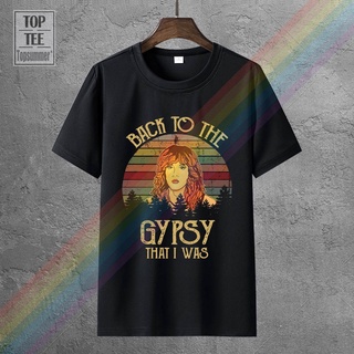 เสื้อยืดลําลอง ผ้าฝ้าย 100% แขนสั้น คอกลม พิมพ์ลาย Nicks Back To The Gypsy That Was สไตล์วินเทจ สําหรับผู้ชาย