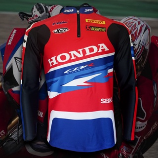 เสื้อแขนยาว MotoGP เสื้อโมโตจีพี ทีม ฮอนด้า เรซซิ่ง คอร์ปอเรชั่น #WB0009 รุ่น Iker Lecuona #7 ไซส์ S-5XL