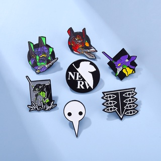 เข็มกลัดเคลือบ ลาย Evangelion Mecha Lapel Pin 6 แบบ สําหรับของขวัญให้เพื่อน