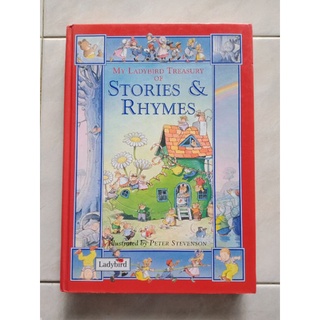 MY LADYBIRD TREASURY OF STORIES &amp; RHYMES นิทานภาษาอังกฤษ ปกแข็ง มือสอง รวมเล่ม เล่มใหญ่มาก