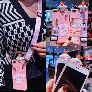 เคสโทรศัพท์มือถือลายการ์ตูนสุนัขน่ารักพร้อมสายคล้องสําหรับ Vivo Y20 Y20I Y20S Y12S Y11S Y17 Y15 Y13 Y12 Y11 Y19 Y50 Y30 Y51 Y51A Y51S Y31 Y93 Y91C Y95 Y91 Y85 Y83 Y81 Y79 Y75 Y71 Y67 Y66 Y55 V20 V17 V15 V11I V9 V7 Plus V7+ V5 Lite S1 Z1 Pro X27