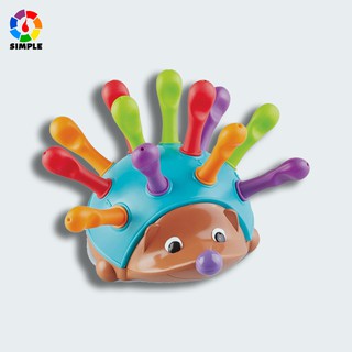 Learning Resources Spike The Fine Motor Hedgehog, Sensory, Fine Motor Toy, Easter Basket Toy, Ages 18 months+