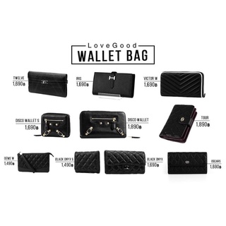 New ✨ LoveGood กระเป๋าตัง Disco wallet หนังวัวแท้ Oil Wax cowhide นำเข้าจาก Italy อะไหล่หมุดทอง 1890.-