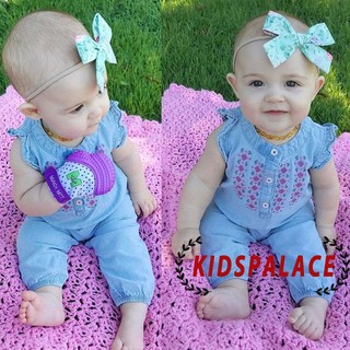 HHC-เด็กทารกทารกฤดูร้อนแขนสั้น Rompers ชุด Playsuit Bodysuit Outfit เสื้อผ้า