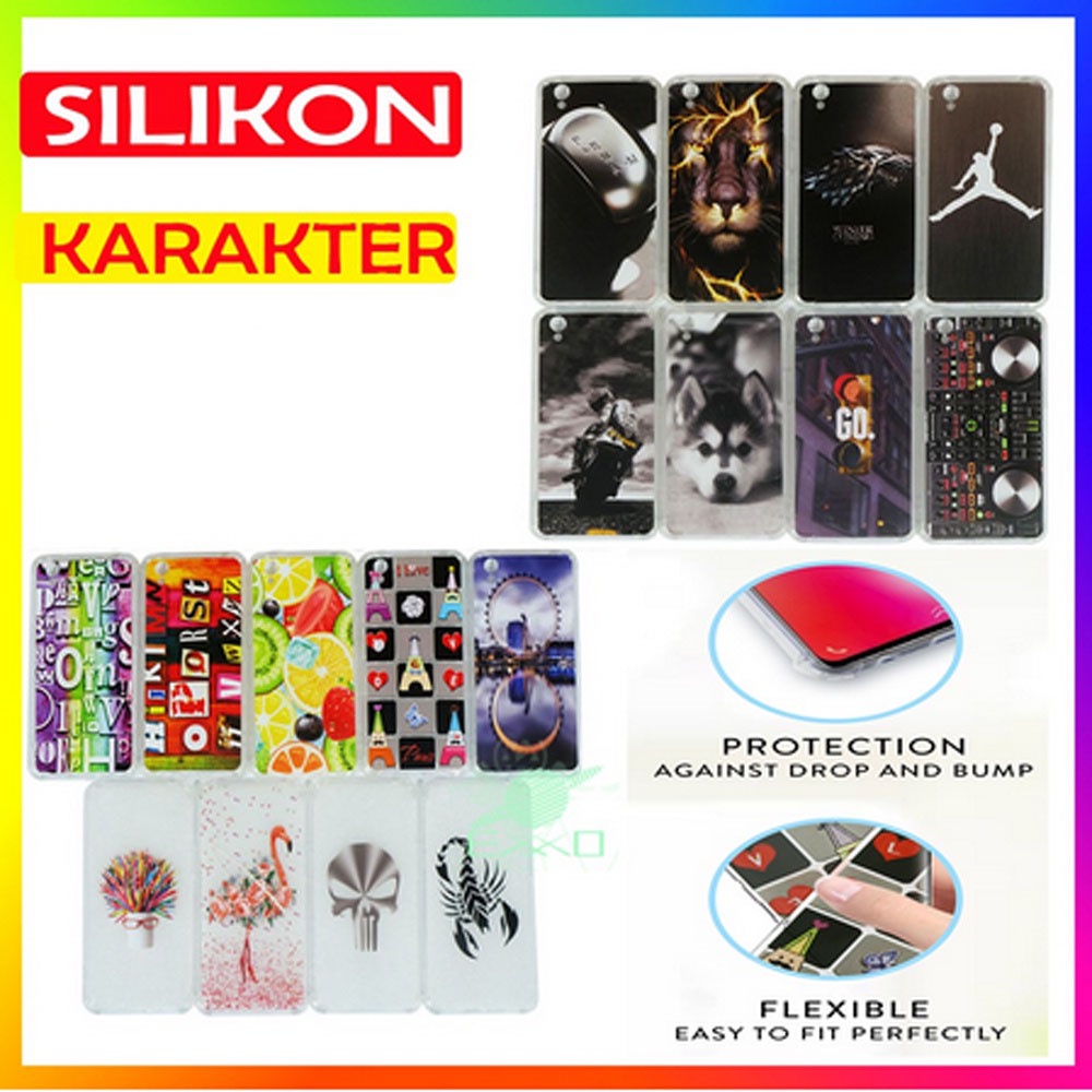 HP Ultrathin Asus Zenfone Live ZB501KL กรณีปลอก Anti Shock 3D Motif Softcase ซิลิโคนภาพโทรศัพท์มือถื